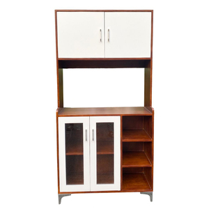 Modern Natural Wood Dining Cabinet with Iron <b>Legs</b> TPA010 <b>Sideboard</b> Furniture for Home Living Room Use - Product Image 1
