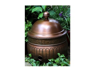 Customized Copper Finishing Iron Metal Hose Pot for Home Outdoor Garden Decoration Copper Hose Pot for Garden Water <b>Pipe</b> Holding - Product Image 2