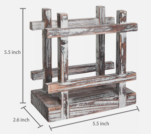 Rustic Napkin Holder Farmhouse Napkin Holder Wooden Tissue Holder Tabletop Napkin <b>Stand</b> Vintage Wood Napkin Holder - Product Image 6