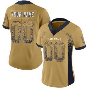 Maillots de football américain de style entraînement, design original du fournisseur, nom d'équipe personnalisé, respirant, séchage rapide, unisexe adulte - Product Image 4