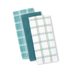 Serviette de cuisine en coton avec broderie, serviette à vaisselle imprimée en molleton de corail, séchage personnalisé, lavage, serviette à main de cuisine, nettoyage bon marché - Product Image 6