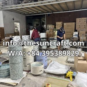 Ensemble de plateaux à thé décoratifs de luxe en nacre noire pour le Ramadan, pour servir thé, chocolat, desserts, en-cas, vente en gros - Product Image 6