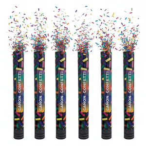 Cañón de Confeti de Papel Multicolor de 30 cm para Cumpleaños, Halloween, Celebraciones de Año Nuevo - Venta al por Mayor España - Product Image 1