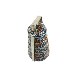 Boîte à lunch WIK traditionnelle décorative à 5 étages en batik, fabriquée à la main en Indonésie, modèle WIK-EH BCA pour pique-niques - Product Image 3