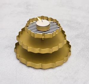 Portavelas de metal único de hormigón Tarro de centro de mesa de boda festivo con ocasión de Pascua - Product Image 5