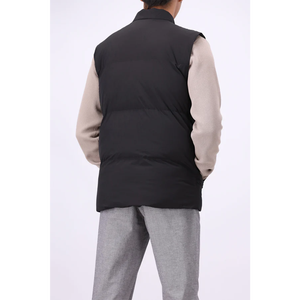 Wholesale Kippo Formal Style Puffer Vest 100% Polyester Paisley Pattern V-Neck Collar Zipper Closure Winter Outerwear - Product Image 4