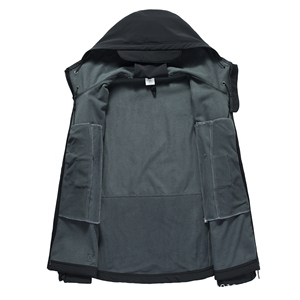 Grosir jaket katun hangat isi ringan pria mengkilap kustom untuk kasual musim dingin - Product Image 4