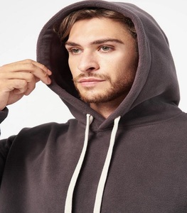 Nouveauté Ensemble de survêtement à capuche en molleton à imprimé uni vintage de qualité supérieure pour homme Respirant Écologique Hiver - Product Image 6