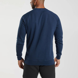 Logo personnalisé Hommes Ras Du Cou Sweat Régulier Coton Mélangé Éponge Pull Brodé Sweat Fabricant OEM En Gros - Product Image 2