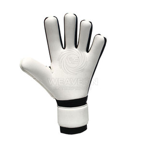 Gants de gardien de but de football professionnels de haute qualité en cuir respirant antidérapant avec protection des doigts en gros - Product Image 6
