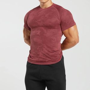 เสื้อยืดแขนสั้นสำหรับผู้ชาย, เสื้อยืดออกกำลังกายเนื้อบางสำหรับใส่ฤดูร้อนแห้งเร็วระบายอากาศได้ดี - Product Image 3