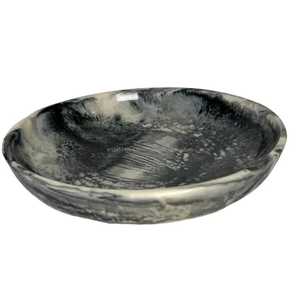 Plato de terracota de resina rosa de tendencia, Platos y platos de forma redonda, patrón personalizado, plato moderno apto para lavavajillas, plato para servir alimentos - Product Image 2