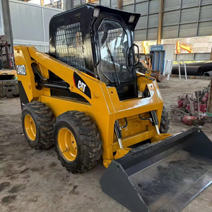 Good Condition Used Caterpillar Cat 246D Skid Steer Loader Machine 15 Ton Second Hand Construction Machinery Original 2023 Model - Product Image 1