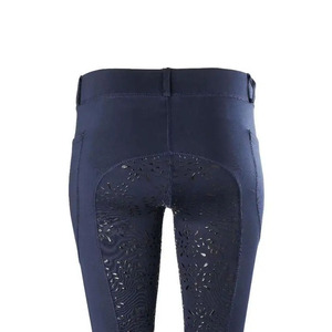 Wholesale Custom Women's Equestrian <b>Tight</b> Breeches Anti-slip Silicone 2024 New Design Silicon Horse Riding Leggings for Girls - Product Image 4