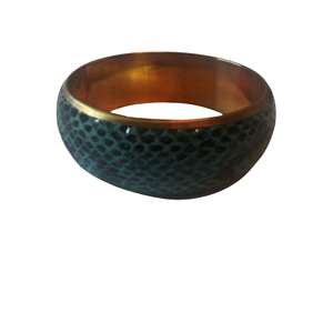 Women's Blue Brass Fashion Bracelet <b>Scale</b> Engraved Costume <b>Jewelry</b> for Gifts Wholesale Product - Product Image 1