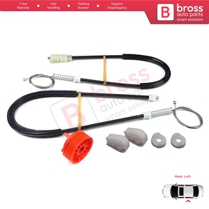Juego de Reparación de Elevalunas Eléctrico Trasero Izquierdo BWR591 para C3 Pluriel MK1 Convertible 2003-2010 9643071080 - Product Image 4