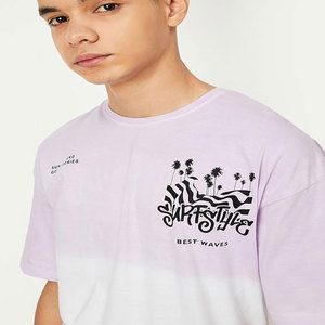 Camiseta en blanco de algodón 100% personalizada de alta calidad OEM/ODM, camiseta pesada de hombre de tendencia de cuello redondo de gran tamaño - Product Image 2