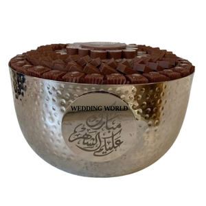 Bol à Chocolat en Acier Inoxydable Forme Ronde Polie Miroir Bol Doux Vente Chaude Bol à Chocolat de Luxe Ramadan - Product Image 2