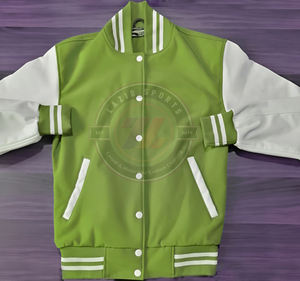 Diseño personalizado Logo béisbol Bomber Letterman Varsity chaqueta cortavientos chaqueta de invierno ligera - Product Image 1
