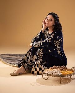 Vestido de boda de lujo, bordado de terciopelo, estilo indio, paquistaní, Kameez, gran oferta, Colección 2023 - Product Image 5