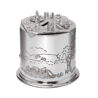 Boîte de bienfaisance de conteneur de don islamique de conception unique Boîte d'économie en acier inoxydable de haute qualité par Royal Home C0llection Supplies