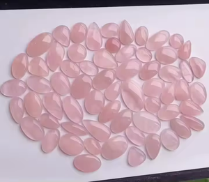 Lot de cabochons en quartz rose naturel, magnifique pierre précieuse rose en vrac pour la guérison, quartz rose poli, pierre précieuse en quartz - Product Image 1