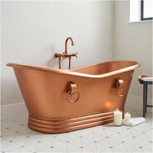 Baignoire en cuivre exclusive pour les maisons de luxe, créant une expérience de salle de bain distinctive - Product Image 4