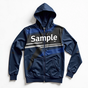 Sudadera con Capucha para Hombre, Estilo Urbano, Sublimada Personalizada, Duradera, 100% Poliéster, Mezcla de Algodón Básico para Combinar - Product Image 3