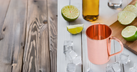 Classique 16 oz Moscou Mule Cuivre Tasses Pur Solide Cuivre Bière Stein Verre Sublimation Caractéristique Eau Vin Lisse Fini