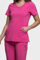 Tunique de spa respirante de haute qualité pour femmes, idéale pour la coiffure, le massage, les salons de beauté et les uniformes de travail.