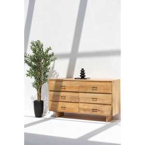 Commode en bois à 6 tiroirs Asa - Product Image 5