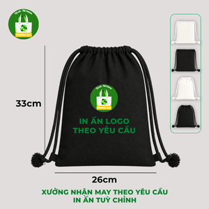 กระเป๋าเป้สะพายหลังผ้าแคนวาส Truong Gia ขนาด 26x33 ซม. พิมพ์ลายตามสั่ง สำหรับโปรโมชั่นและกีฬา - Product Image 1