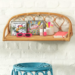 Étagère murale pour enfants rotin fabriqué au Vietnam matériau écologique utilisé pour la décoration de la maison étagère de rangement en gros - Product Image 5