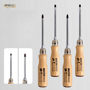 Destornillador Magnético MASTERPROOF de Mango Único de <span class=keywords><strong>Madera</strong></span>, Puntas Planas y Phillips para Trabajos en <span class=keywords><strong>Madera</strong></span> - Product Image 2