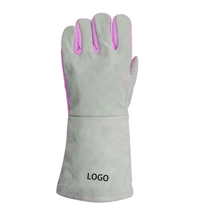 Vêtements de travail avec logo personnalisé de meilleur style, gants de conduite en cuir grain, gants de soudage et de travail résistants à la chaleur - Product Image 5