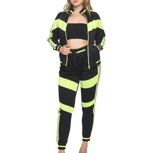 OEM personalizado Streetwear Vintage Jogging traje de gran tamaño con capucha pantalones de chándal cremallera transpirable parche bordado chándal para las mujeres - Product Image 6