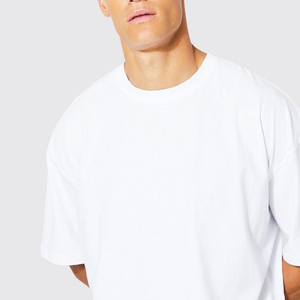 Trendin doux t-shirt pour hommes et t-shirt à manches courtes surdimensionné 100% coton pour hommes - Product Image 1