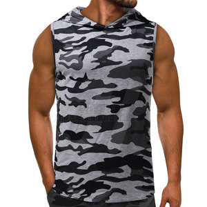 Sudadera con capucha sin mangas de talla grande para hombre más vendida OEM 100% algodón patrón sólido temporada de invierno logotipo personalizado de alta calidad - Product Image 3