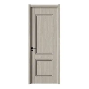 JIAHome desain mewah Saudi populer menyesuaikan pintu dikirimkan Interior tahan air dengan laminasi PVC untuk rumah