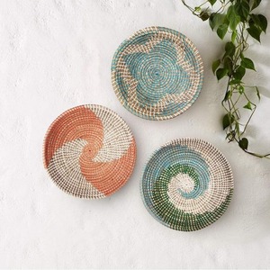 Decoración de pared de hierba marina – Arte de pared de cesta bohemia tejida a mano para una decoración elegante del hogar desde Vietnam - Product Image 1