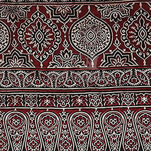 Bufanda Ajrak de tela de algodón de nuevo diseño para cuello redondo, artesanía hecha a mano, bufanda Ajrak única y elegante - Product Image 4