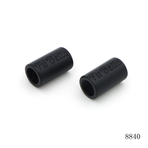 Yüksek kalite özel kazınmış isim 5mm Metal İpli kordon uç kapağı lüks stoper ile güçlü siyah halat için mont mayolar - Product Image 4