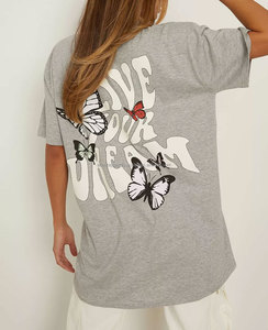 T-shirt pour femme en coton 100% de haute qualité, avec fermeture éclair et trou, design estival, logo personnalisé, vente en gros - Product Image 1