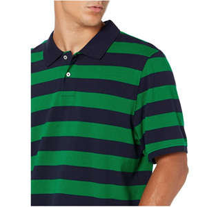Nouveauté Polo pour homme coupe ajustée à manches courtes, couleur unie, personnalisable et rétractable, séchage rapide pour une utilisation en entreprise - Product Image 3