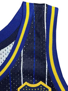 Maillot de basket-ball pour homme avec broderie de lettres et de chiffres, débardeur ample et respirant à col rond sans manches - Product Image 5