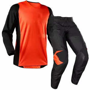 Ensemble de vêtements de sport respirants pour la course de motocross, uniforme sublimé MX, équipement de moto tout-terrain, combinaison de moto - Product Image 2