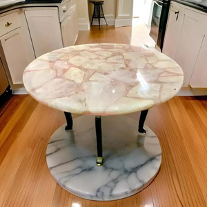 Sceau en agate poli artisanal, décoration de luxe pour la maison, motif floral religieux, résine, couleur personnalisée, qualité supérieure - Product Image 1