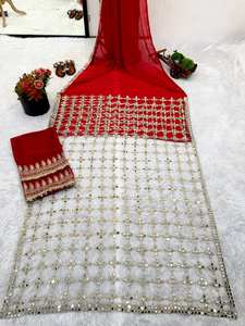 ชุดเลเฮนกาผ้าจอร์เจต์สำเร็จรูปพรีเมียม สำหรับฤดูหนาวและฤดูใบไม้ร่วง สไตล์ดั้งเดิม โดดเด่นด้วยความสง่างามแบบชาติพันธุ์ เหมาะสำหรับผู้ค้าปลีกและผู้ค้าส่งระดับไฮเอนด์ - Product Image 3