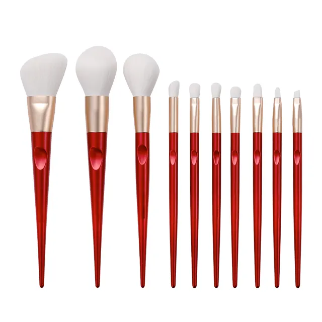 Custom Wholesale 9pcs Make Up Brushes New Private Label Beauty Tools Soft Synthetic Hair Makeup Brush Set