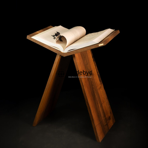 Atril de Lectura Rectangular de Madera Pulida, Soporte Clásico para Libros para Maestros, Estudiantes, Decoración del Hogar, Coleccionables de Arte - Product Image 1
